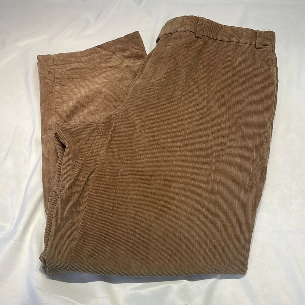 Saks Fifth Avenue Corduroy‎ Pants 40R Luxury 90s Old Money Office Corporate
